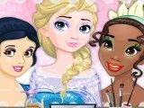 Barbie maquiar as princesas da Disney