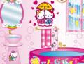 Fazer decoração do banheiro da Hello Kitty