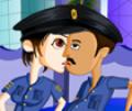 Fazer o Casal de policiais se beijarem