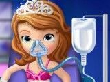 Princesa Sofia no médico fazer cirurgia