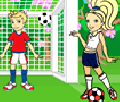 Jogo da Polly Jogando futebol