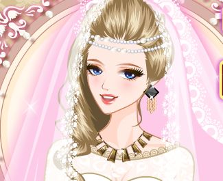Maquiar e vestir noiva princesa