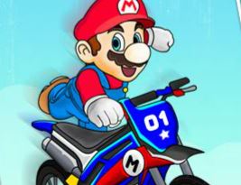 Mario manobras radicais de moto