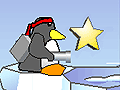 Pinguim chegar até a estrela