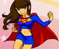 Vestir a garotinha de super-herói