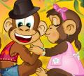 Vestir casal de macacos