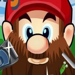 Fazer barba do super Mario