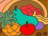 Pintar cesta de frutas