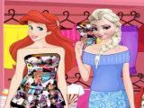 Elsa e Ariel moda verão