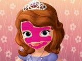 Princesa Sofia tratamento facial no spa