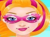 Super Barbie fazer maquiagem