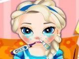 Elsa bebê no hospital