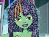 Casta Monster High no salão de beleza