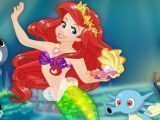 Ariel cuidar do Pokemon