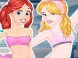 Ariel e Aurora aulas de zumba