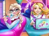 Elsa e Rapunzel decorar dormitório
