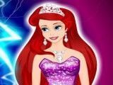 Jasmine e Ariel vestido de luxo