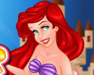 Ariel maquiar e vestir