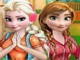 Elsa e Anna churrasco