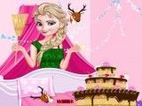 Princesa Elsa limpar festa de aniversário