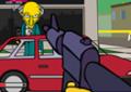 Bart  atirando contra os moradores