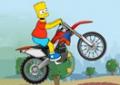 Bart pilotando a moto