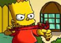 Bart Simpsons com seu estilingue