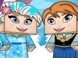 Bonecas Elsa e Anna vestir