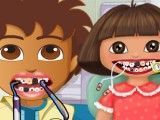 Dora e Diego no dentista