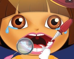 Dora cuidar dos dentes
