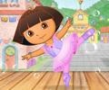 Dora dando show de balé