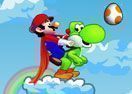 Mario e Yoshi pegar ovos