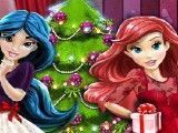 Ariel e Bela decoração de natal