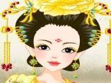 Princesa chinesa maquiar e vestir