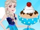 Elsa Frozen sorvete decorado