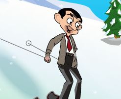 Esquiar com Mr Bean