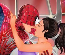 Homem Aranha beijo na namorada
