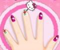 Jogo da Hello Kitty de pintar as unhas
