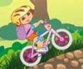 Jogo de Dora andando de bicicleta