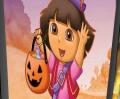 Quebra cabeça da Dora no halloween