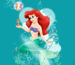 Quebra cabeça da sereia Ariel