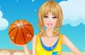 Vestir a jogadora de basquete Barbie
