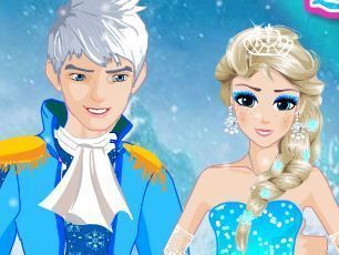 Vestir Jack e Elsa