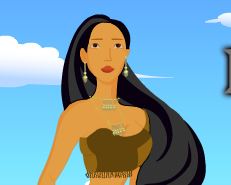 Vestir roupas princesa Pocahontas
